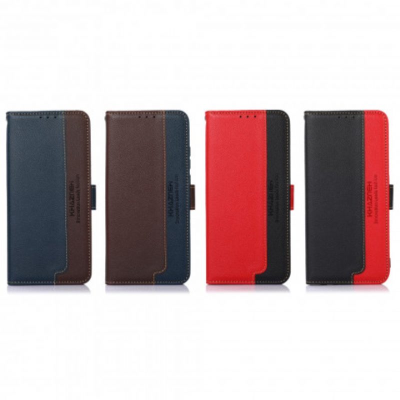 Custodia in pelle OnePlus Nord CE 5G Lychee Style Rfid Khazneh