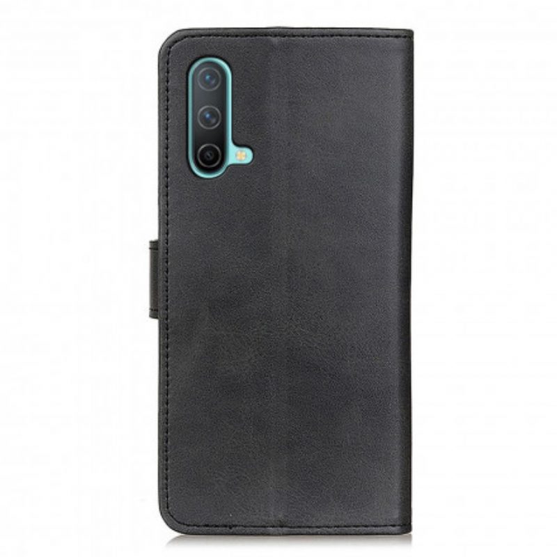 Custodia in pelle OnePlus Nord CE 5G Retro Effetto Pelle Opaca