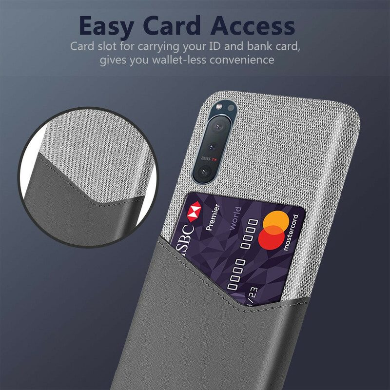Cover Sony Xperia 5 II Titolare Della Carta Ksq