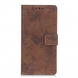 Custodia in pelle Sony Xperia 5 II Effetto Pelle Vintage