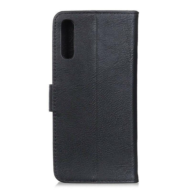 Custodia in pelle Sony Xperia 5 II Similpelle Khazneh