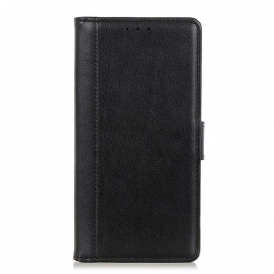 Custodia in pelle Sony Xperia 5 II Stile Pelle Crosta