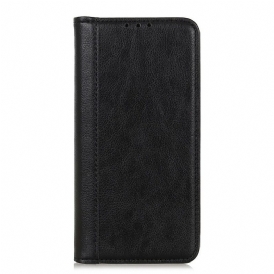 Folio Cover Sony Xperia 5 II Custodia in pelle Versione Crosta Pelle