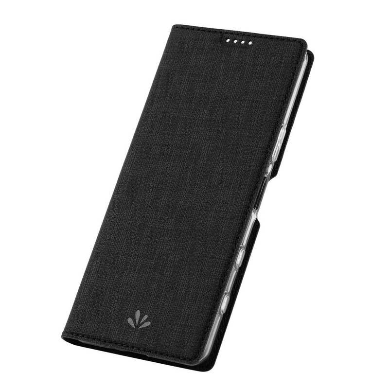 Folio Cover Sony Xperia 5 II Custodia in pelle Vili Dmx Testurizzato