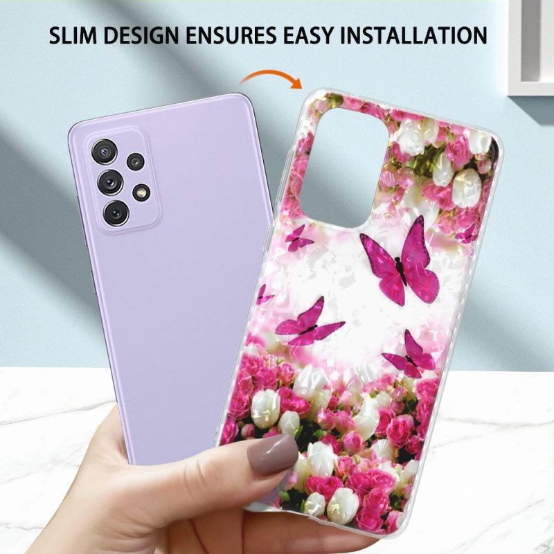Cover Samsung Galaxy A23 5G Farfalle Alla Moda