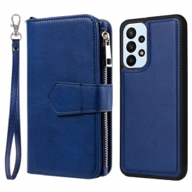 Cover Samsung Galaxy A23 5G Portafoglio Portafoglio Staccabile