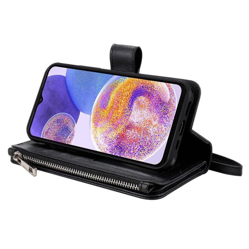 Cover Samsung Galaxy A23 5G Portafoglio Portafoglio Staccabile