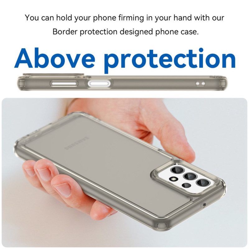 Cover Samsung Galaxy A23 5G Serie Di Caramelle Trasparenti