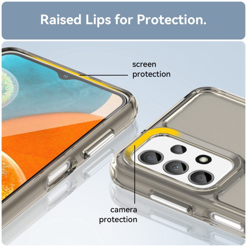 Cover Samsung Galaxy A23 5G Serie Di Caramelle Trasparenti