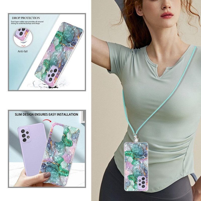 Cover Samsung Galaxy A23 5G Stile Con Coulisse