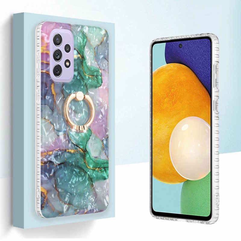 Cover Samsung Galaxy A23 5G Stile Con Supporto Per Anello