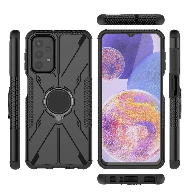 Cover Samsung Galaxy A23 5G Supporto Ad Anello Ultra Resistente