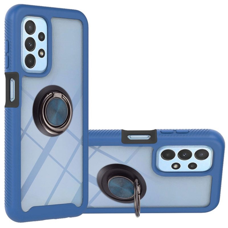 Cover Samsung Galaxy A23 5G Trasparente Con Anello-supporto