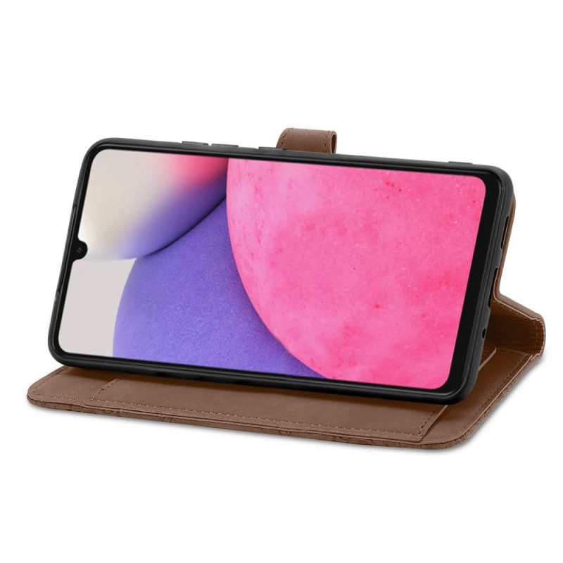 Custodia A Portafoglio Samsung Galaxy A23 5G Portamonete In Pizzo