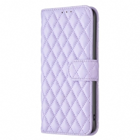 Custodia in pelle Samsung Galaxy A23 5G Colore Binfen Trapuntato