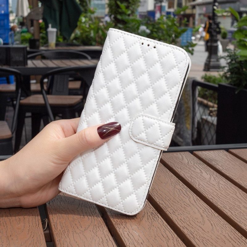Custodia in pelle Samsung Galaxy A23 5G Colore Binfen Trapuntato