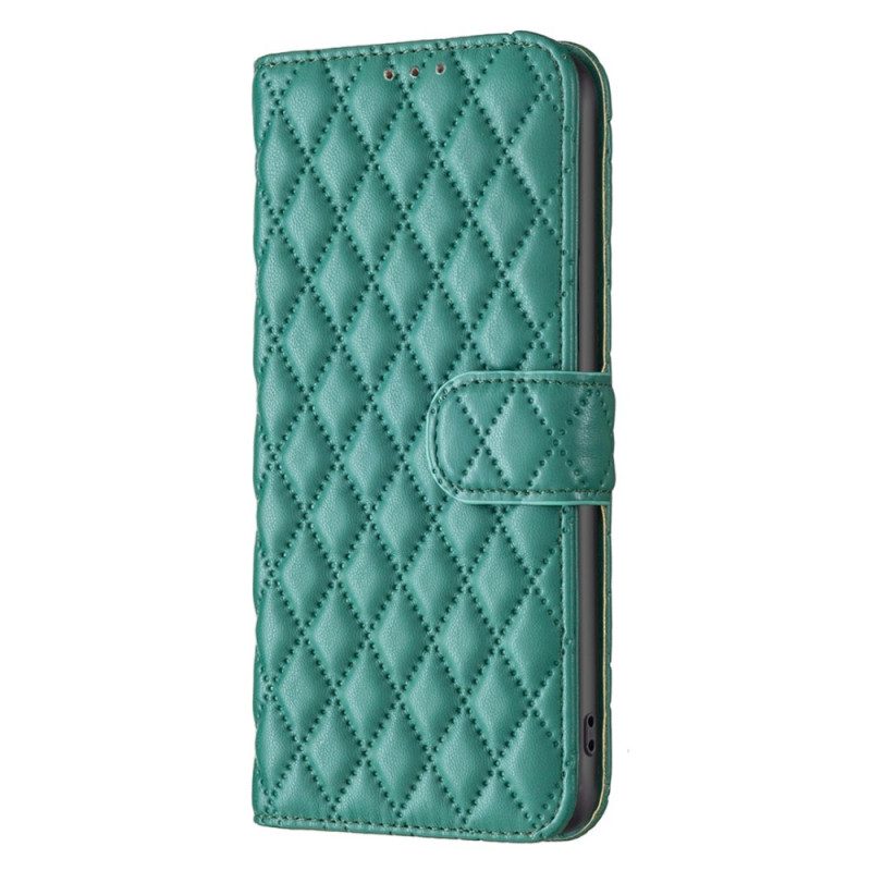 Custodia in pelle Samsung Galaxy A23 5G Colore Binfen Trapuntato