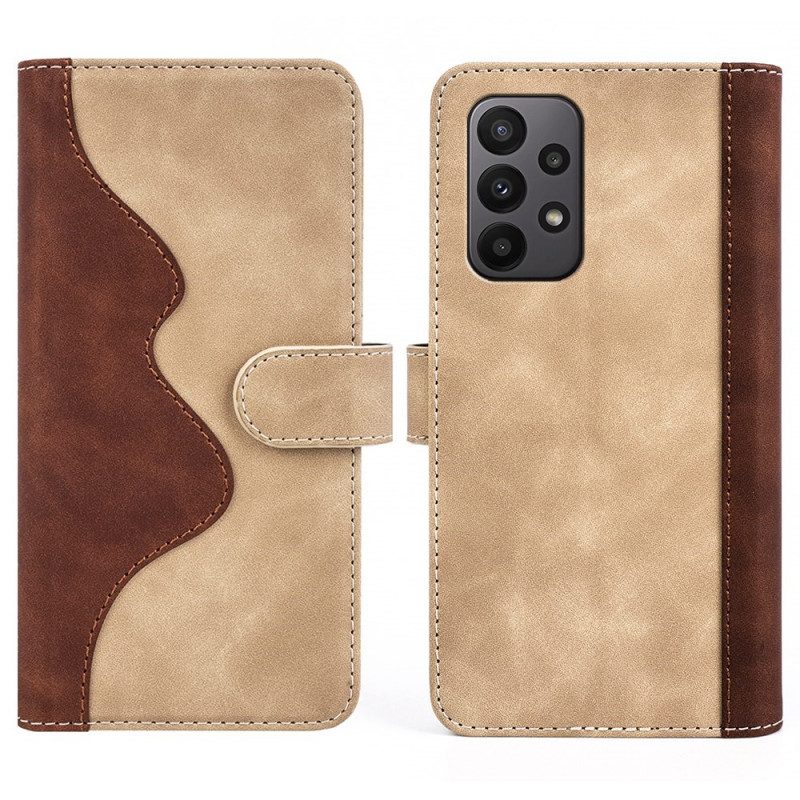 Custodia in pelle Samsung Galaxy A23 5G Motivo Grafico