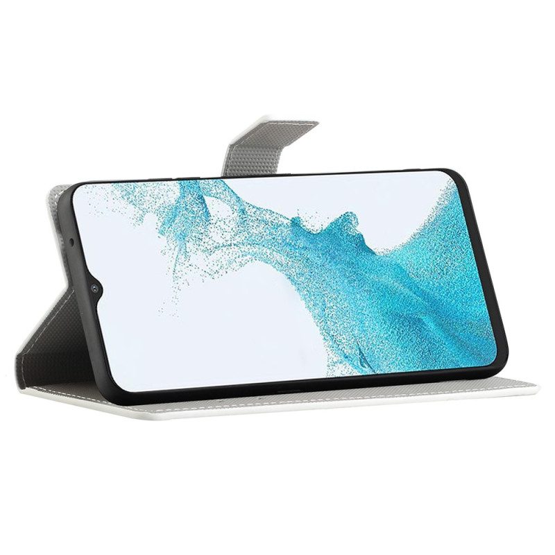Custodia in pelle Samsung Galaxy A23 5G Non Toccare Il Mio Cellulare