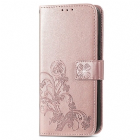 Custodia in pelle Samsung Galaxy A23 5G Piccoli Fiori