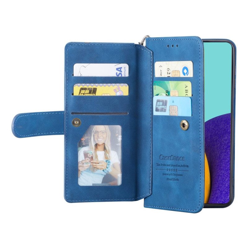 Custodia in pelle Samsung Galaxy A23 5G Portacarte 9 Casedance In Ecopelle
