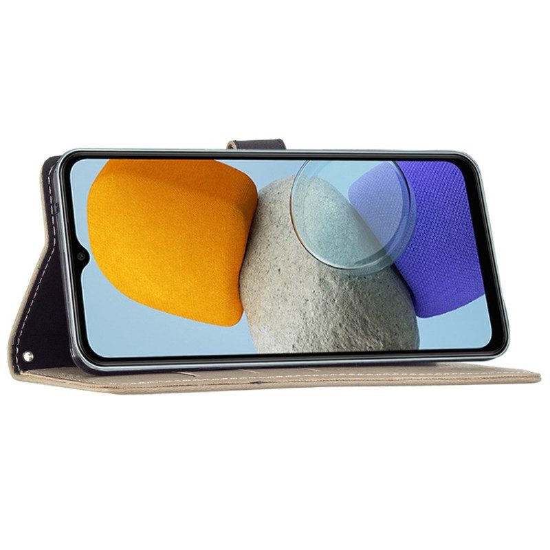 Custodia in pelle Samsung Galaxy A23 5G Stile Classico