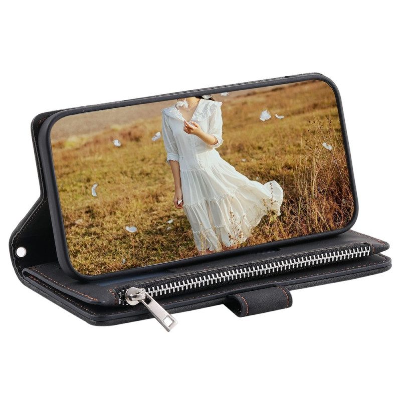 Custodia in pelle Samsung Galaxy A23 5G Stile Trapuntato