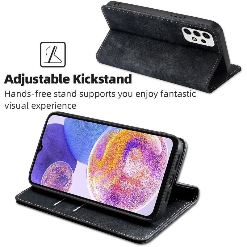 Folio Cover Samsung Galaxy A23 5G Custodia in pelle Rfid