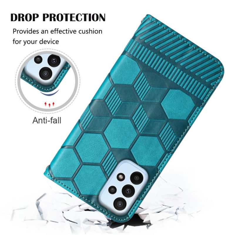 Folio Cover Samsung Galaxy A23 5G Modello Di Pallone Da Calcio