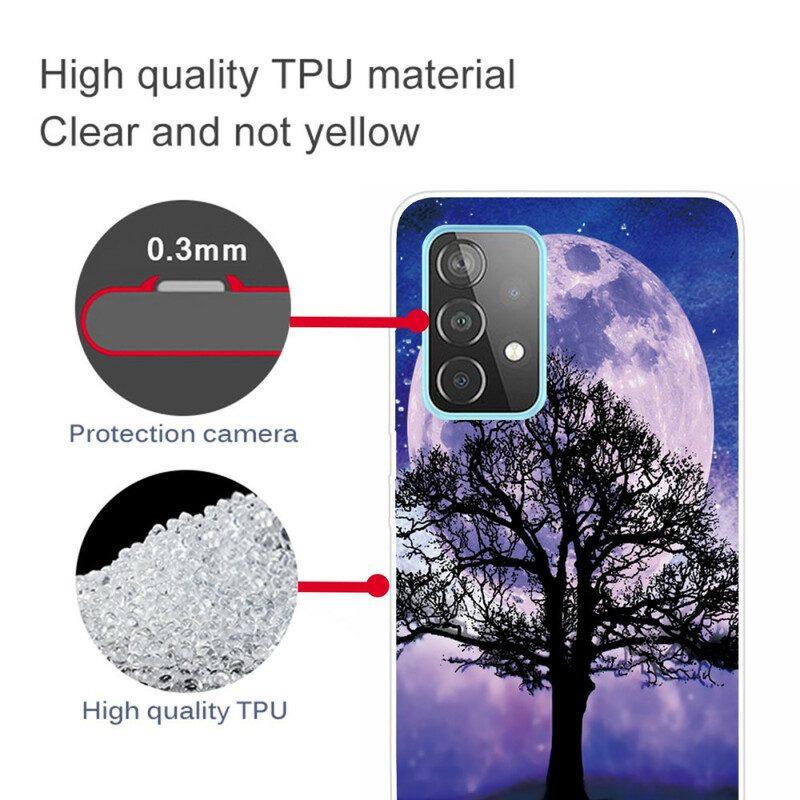 Cover Samsung Galaxy A72 4G / A72 5G Albero E Luna