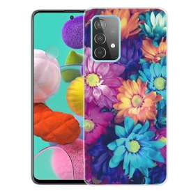 Cover Samsung Galaxy A72 4G / A72 5G Fiori Flessibili