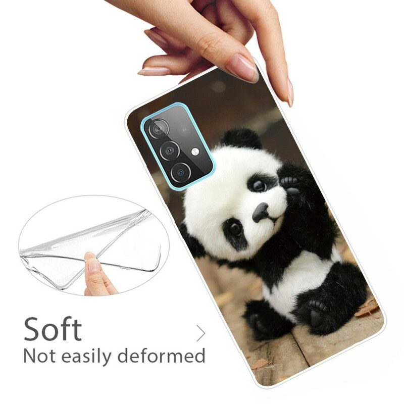 Cover Samsung Galaxy A72 4G / A72 5G Panda Flessibile