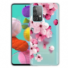 Cover Samsung Galaxy A72 4G / A72 5G Piccoli Fiori Rosa