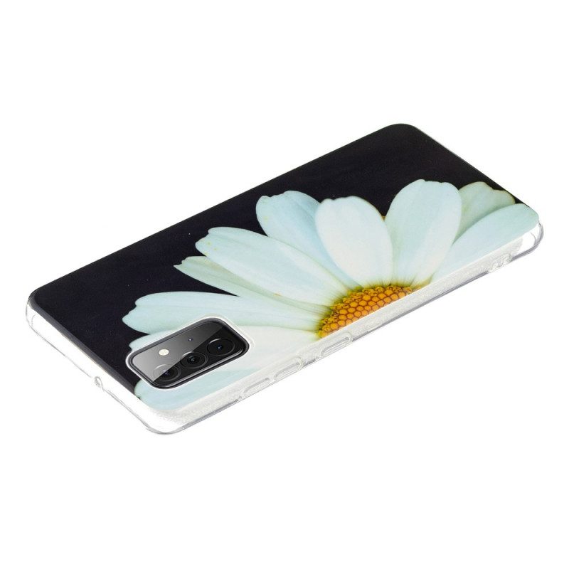 Cover Samsung Galaxy A72 4G / A72 5G Serie Di Fiori Fluorescenti