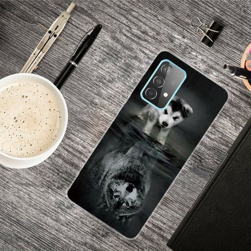 Cover Samsung Galaxy A72 4G / A72 5G Sogno Da Cucciolo