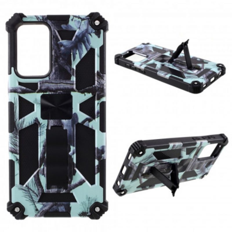 Cover Samsung Galaxy A72 4G / A72 5G Supporto Rimovibile Mimetico