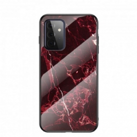Cover Samsung Galaxy A72 4G / A72 5G Vetro Temperato Colori Marmo