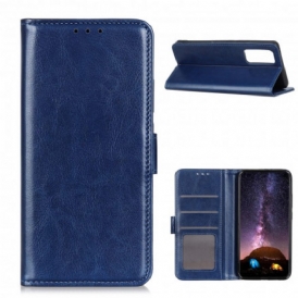 Custodia in pelle Samsung Galaxy A72 4G / A72 5G Finezza Ghiacciata