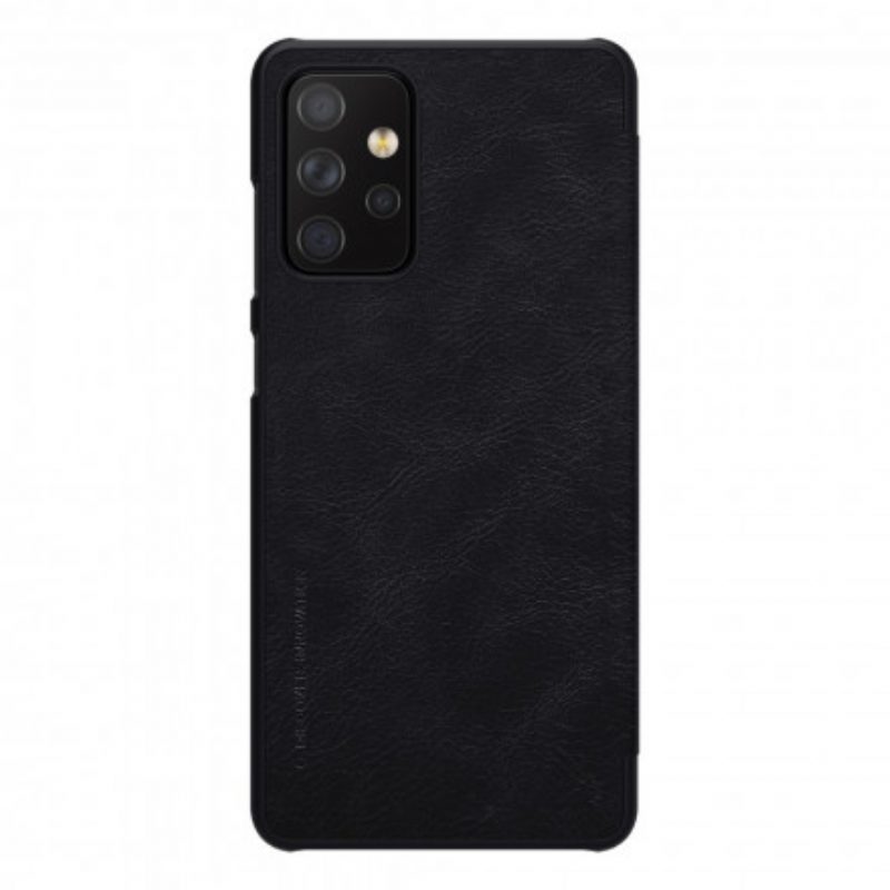 Folio Cover Samsung Galaxy A72 4G / A72 5G Custodia in pelle Serie Nillkin Qin