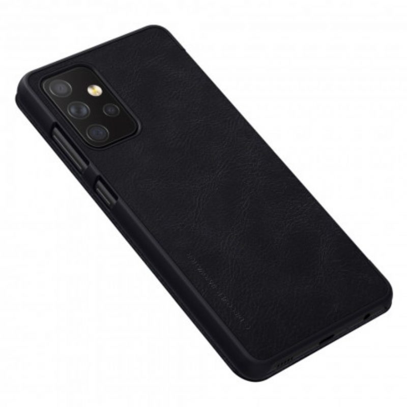 Folio Cover Samsung Galaxy A72 4G / A72 5G Custodia in pelle Serie Nillkin Qin