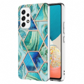 Cover Samsung Galaxy M53 5G Marmo Geometrico Appariscente