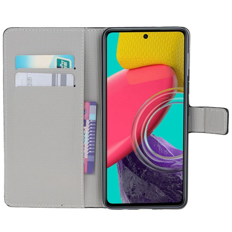 Custodia A Portafoglio Samsung Galaxy M53 5G Mi Piace Parigi