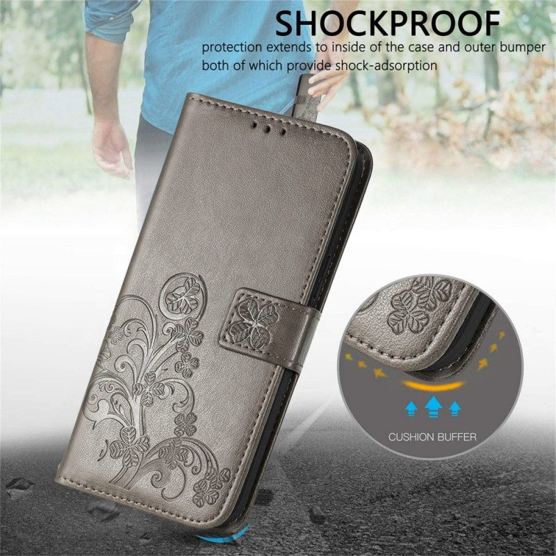 Custodia A Portafoglio Samsung Galaxy M53 5G Quadrifoglio