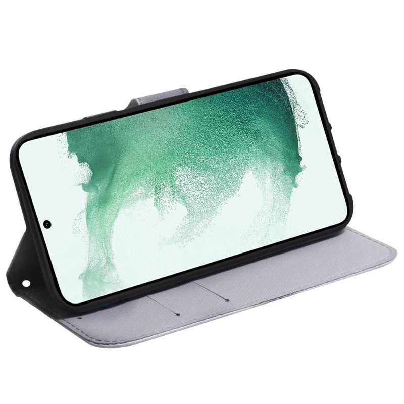 Custodia in pelle Samsung Galaxy M53 5G Cane Dell'acquerello