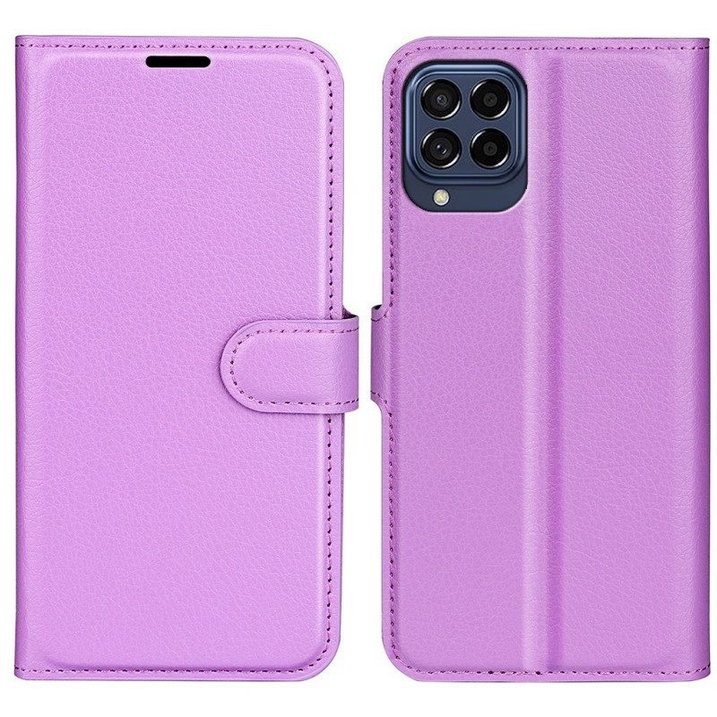 Custodia in pelle Samsung Galaxy M53 5G Classico