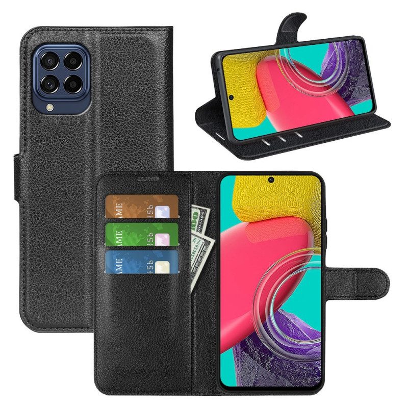 Custodia in pelle Samsung Galaxy M53 5G Classico