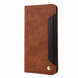 Custodia in pelle Samsung Galaxy M53 5G Eleganza Bicolore