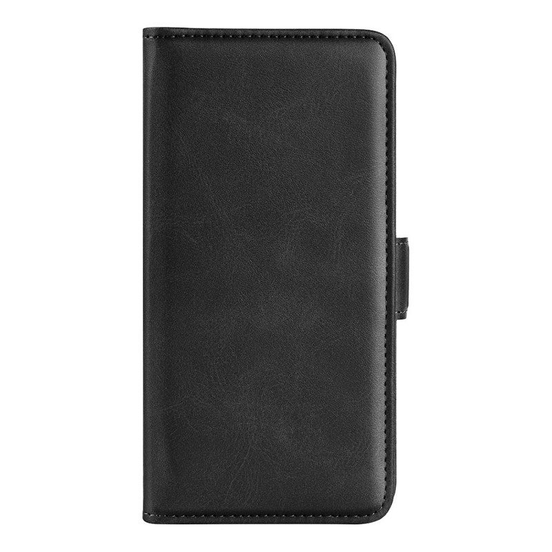 Custodia in pelle Samsung Galaxy M53 5G Folio Cover Doppio Lembo