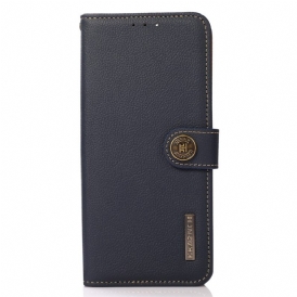 Custodia in pelle Samsung Galaxy M53 5G Khazneh Rfid In Vera Pelle