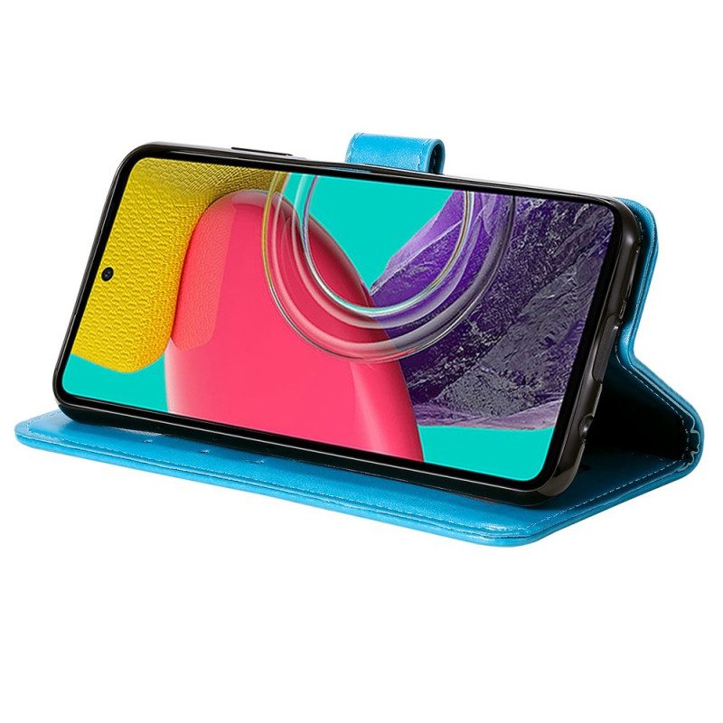 Custodia in pelle Samsung Galaxy M53 5G Mandala Del Sole
